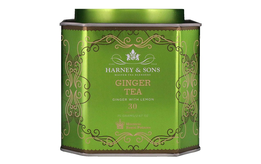 Harney & Sons Ginger Tea, Ginger with Lemon  Tin  30 pcs